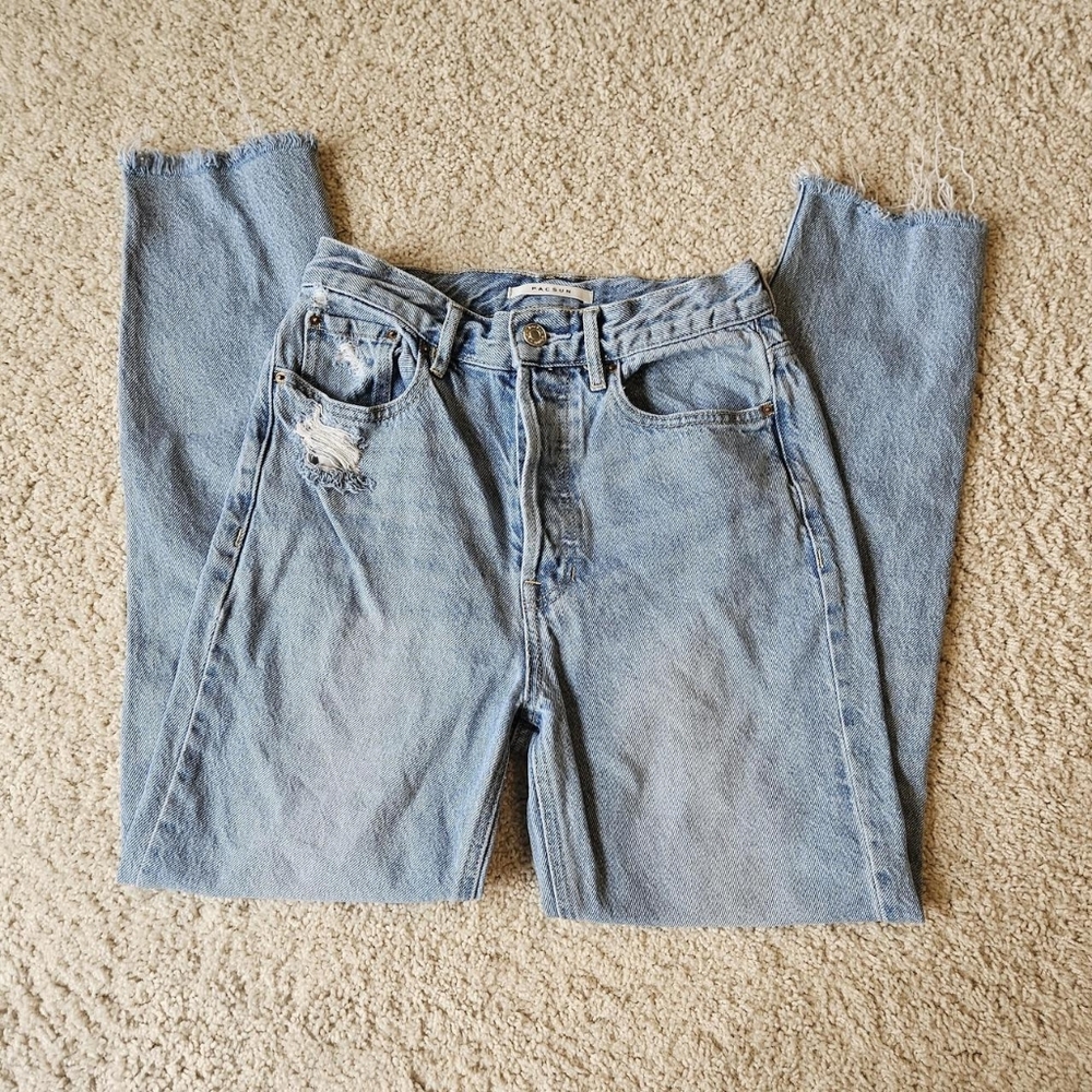 PacSun Light Wash High-Rise Slim Jeans